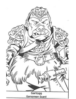 coloriage gartogg gamorrean guard star wars